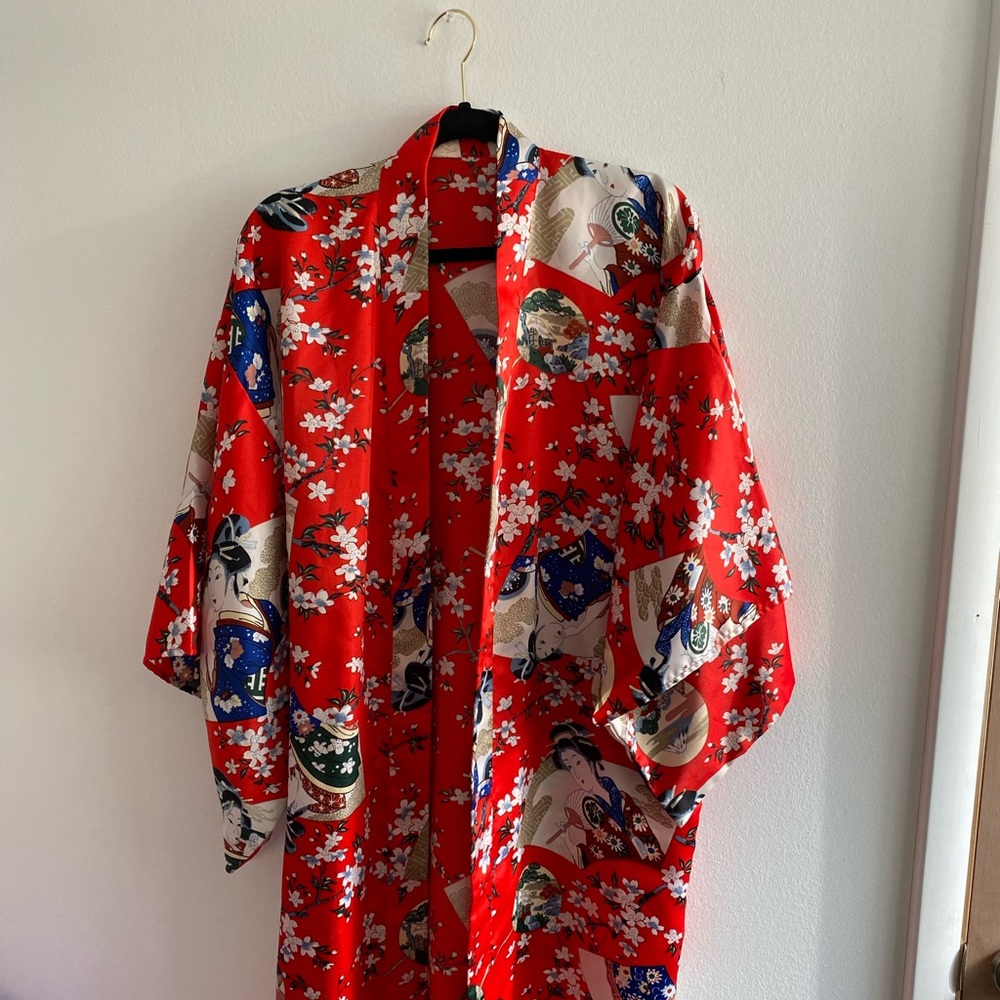 Vintage Silk Robe